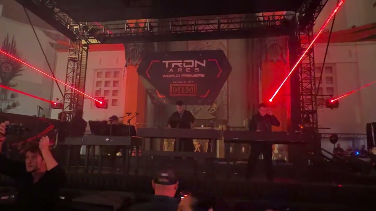 Nine Inch Nails, 'The  Warning' LIVE at the World Premiere of 'Tron Ares', 10/6/25