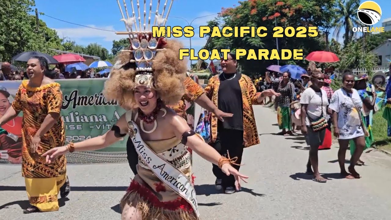 MISS PACIFIC FLOAT PARADE 2025 IN HONIARA SOLOMON ISLANDS