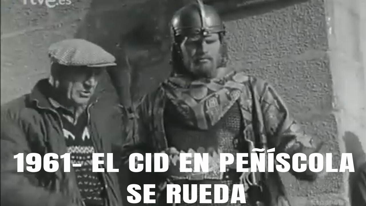 EN PE&Ntilde;ISCOLA SE RUEDA EL CID REPORTAJE  6 MARZO 1961