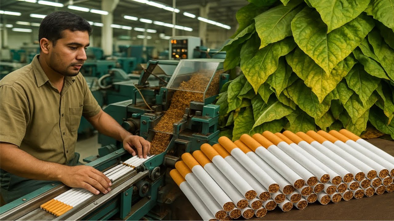 Awesome! How Cigarettes Are Manufactured From Tobacco || Amazing Experts