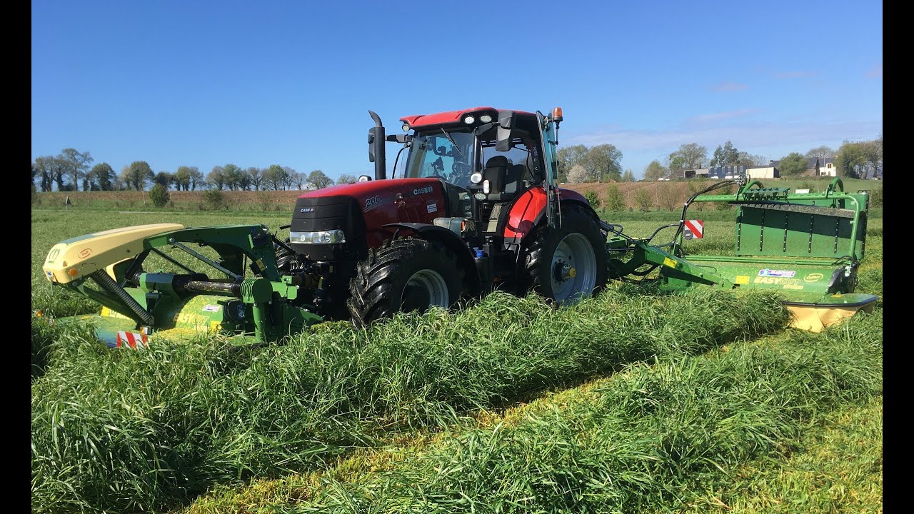 FD CUMA MORBIHAN - Mise en route groupe de fauche Krône cuma Oust avril 2022