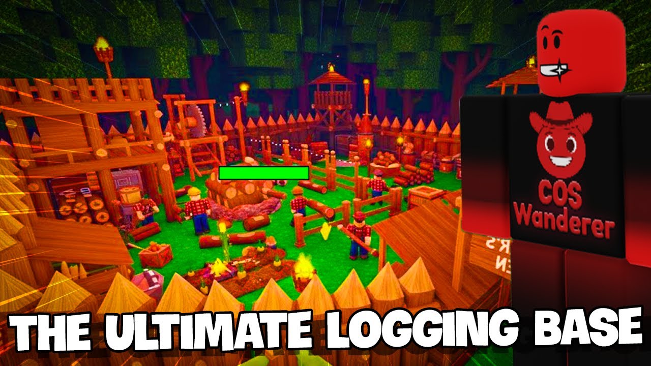 I Built the Ultimate Logging Base | 99 Nights in a Forest