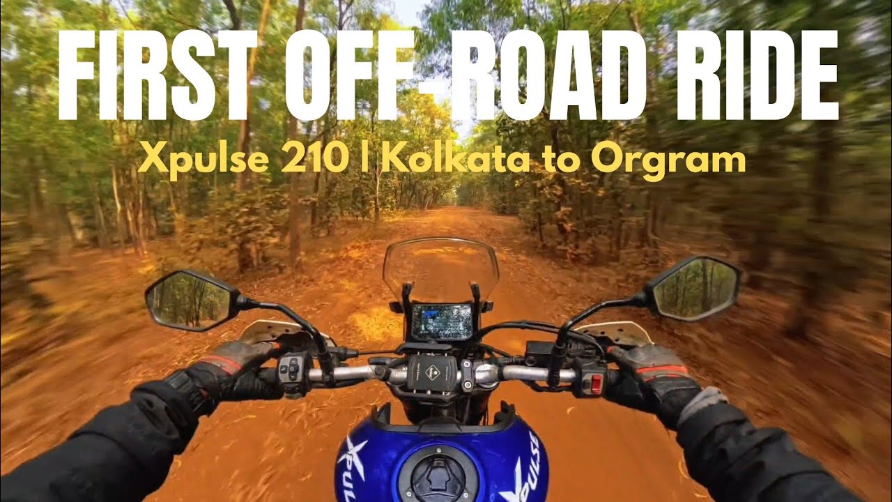 First Off-Road Ride of 2026 🏍️ | Kolkata to Orgram Forest Ride on XPulse 210 + Dhaba Stop