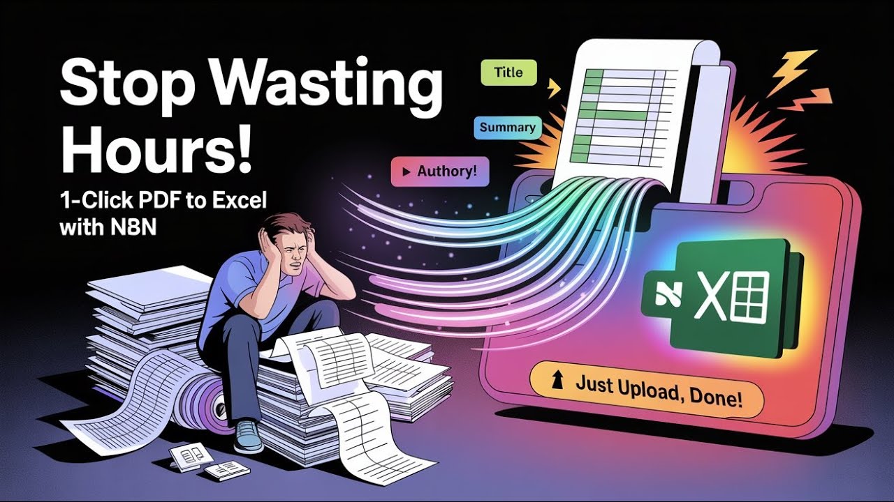 🌟 Конвертация PDF-файлов с ИИ в Google Таблицы в один клик (n8n Workflow 2025) | Полная автоматиз...