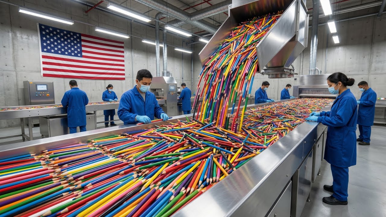 Comment c’est fait : Les Crayons – L'incroyable processus qui fabrique des milliards de crayons !