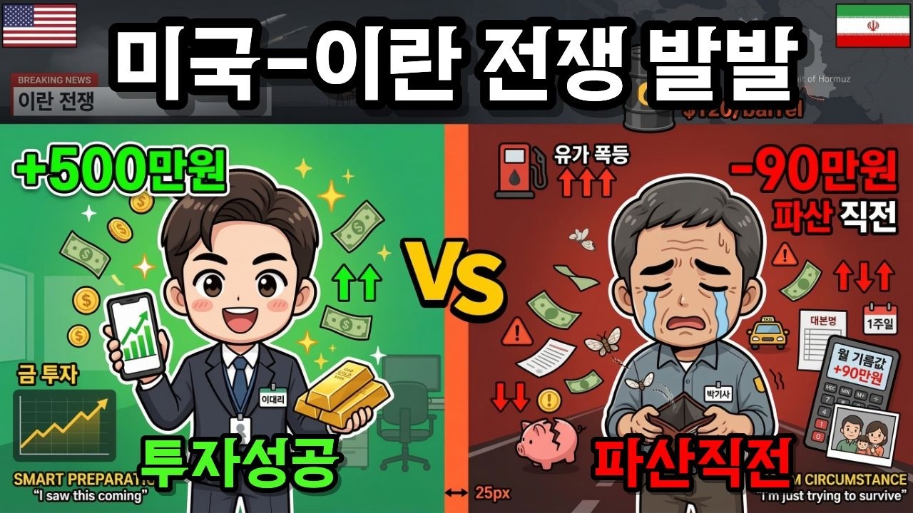 전쟁 나면 돈 버는 사람 vs 망하는 사람