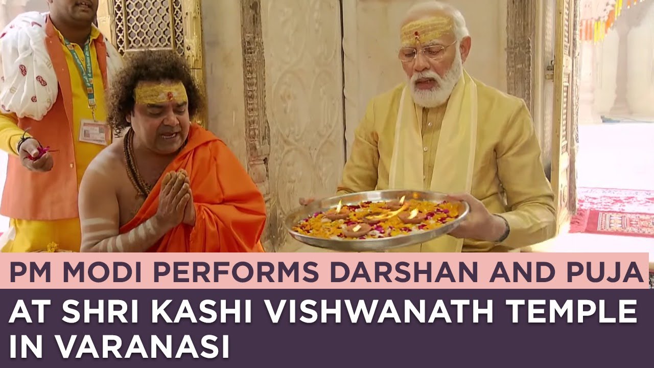PM Modi performs darshan and puja at Shri Kashi Vishwanath Temple in Varanasi
