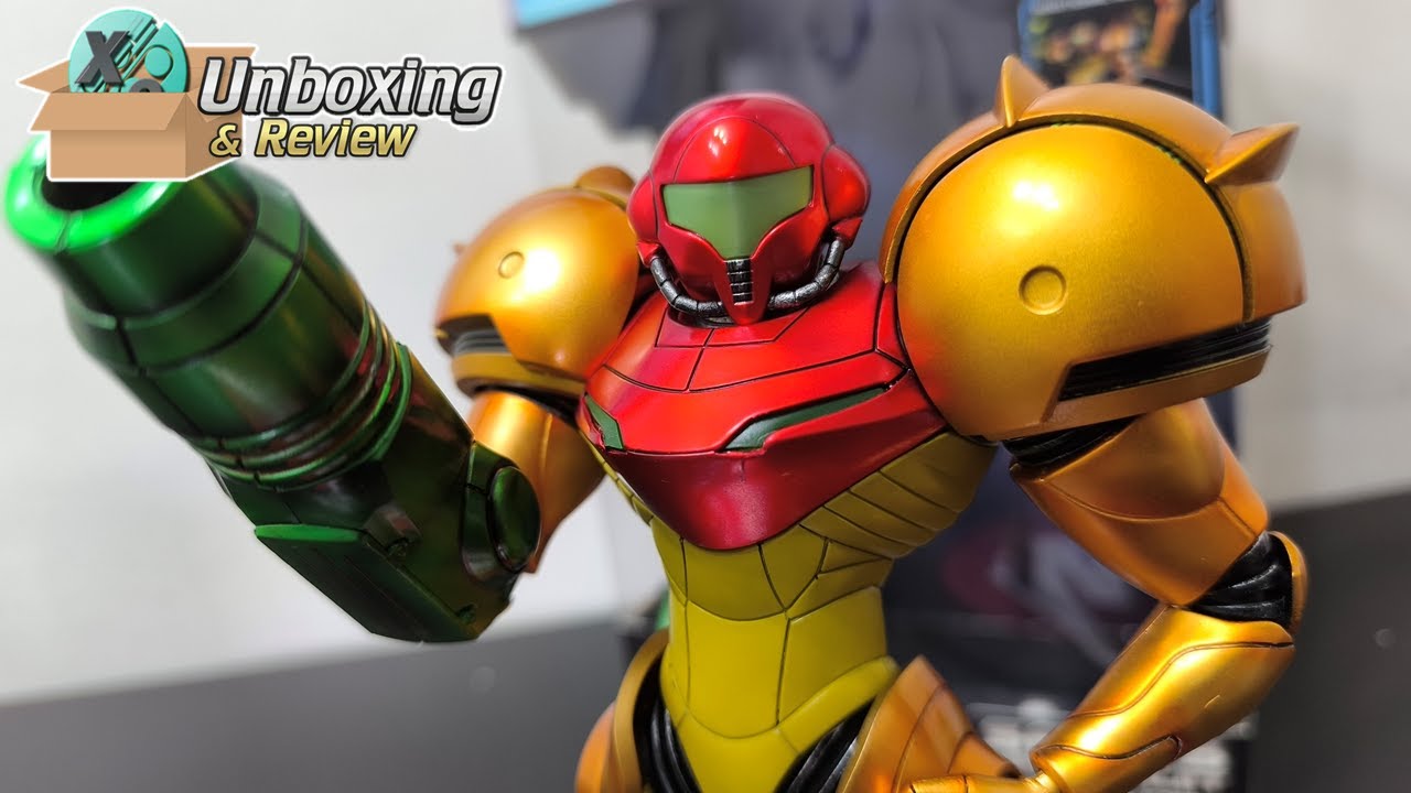 SAMUS VARIA SUIT METROID PRIME - First 4 Figure Collector's Edition (EN ESPAÑOL)