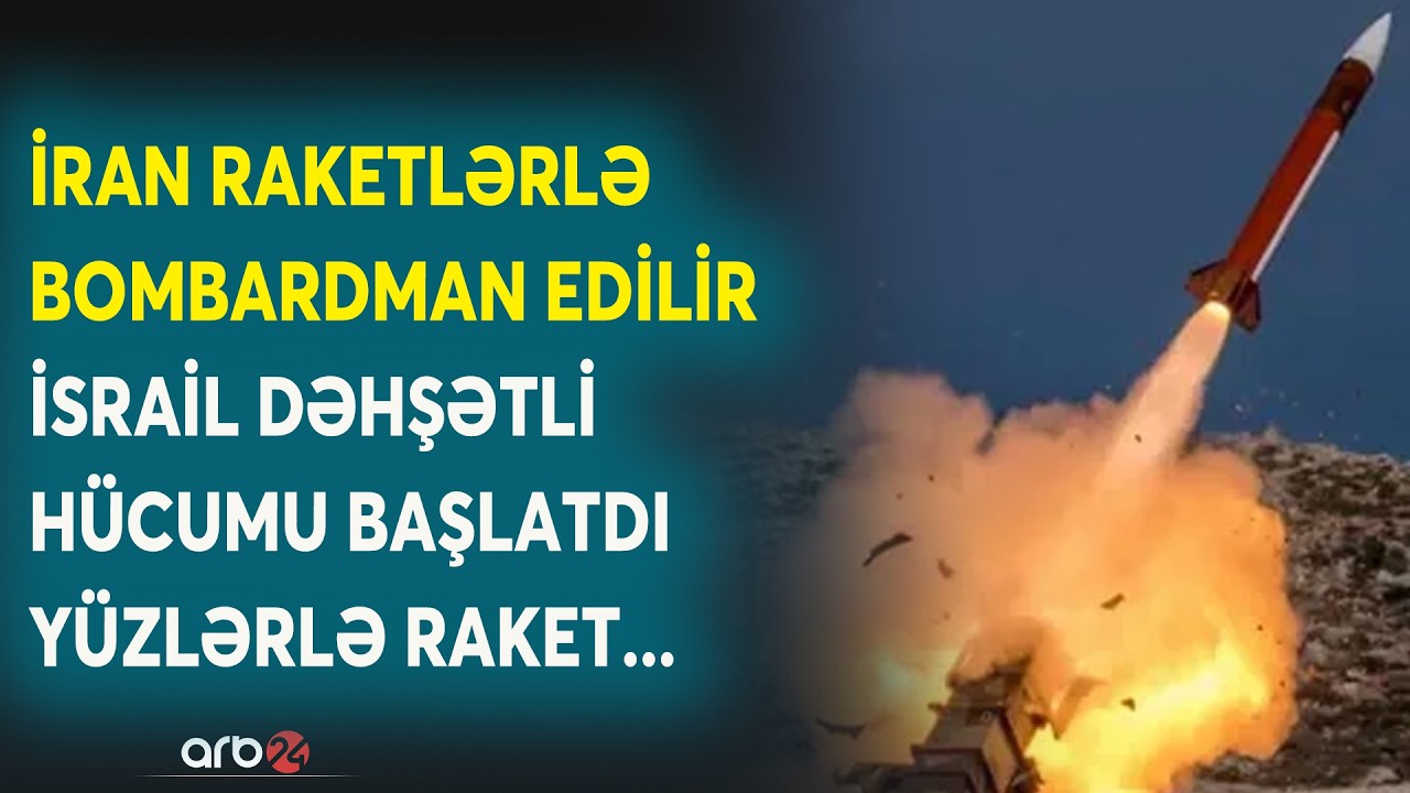 TƏCİLİ! İrana DAĞIDICI ZƏRBƏLƏR ENDİRİLİR: İsrail DƏHŞƏTLİ HÜCUMU ELAN ETDİ - Yüzlərlə raket...