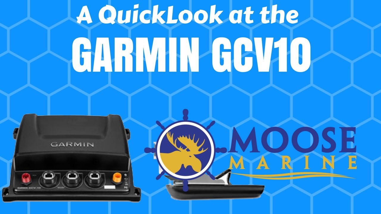 Garmin CHIRP and Garmin GCV10 QuickLook with Moose - Moose Marine