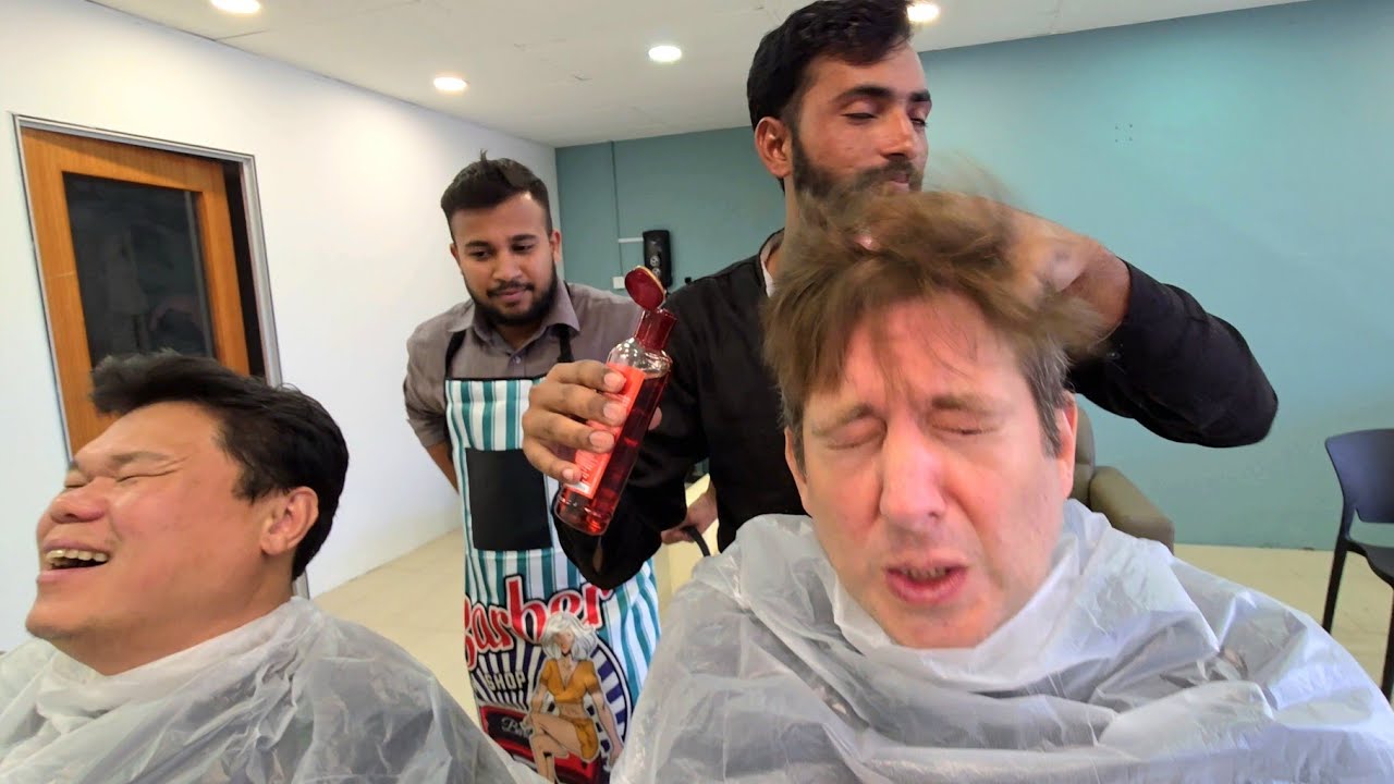 💈2 INTENSE HEAD MASSAGE: 🇮🇳INDIA VS. PAKISTAN🇵🇰 Come on India Stonger!! Who won? Melaka, Malaysia 🇲🇾