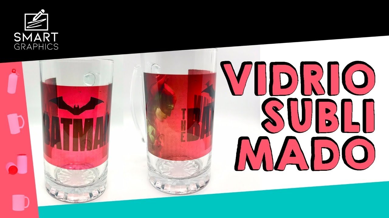 Cómo Sublimar una jarra cervecera transparente (clear) Ya somos 3K 🥳 🎈 🎉