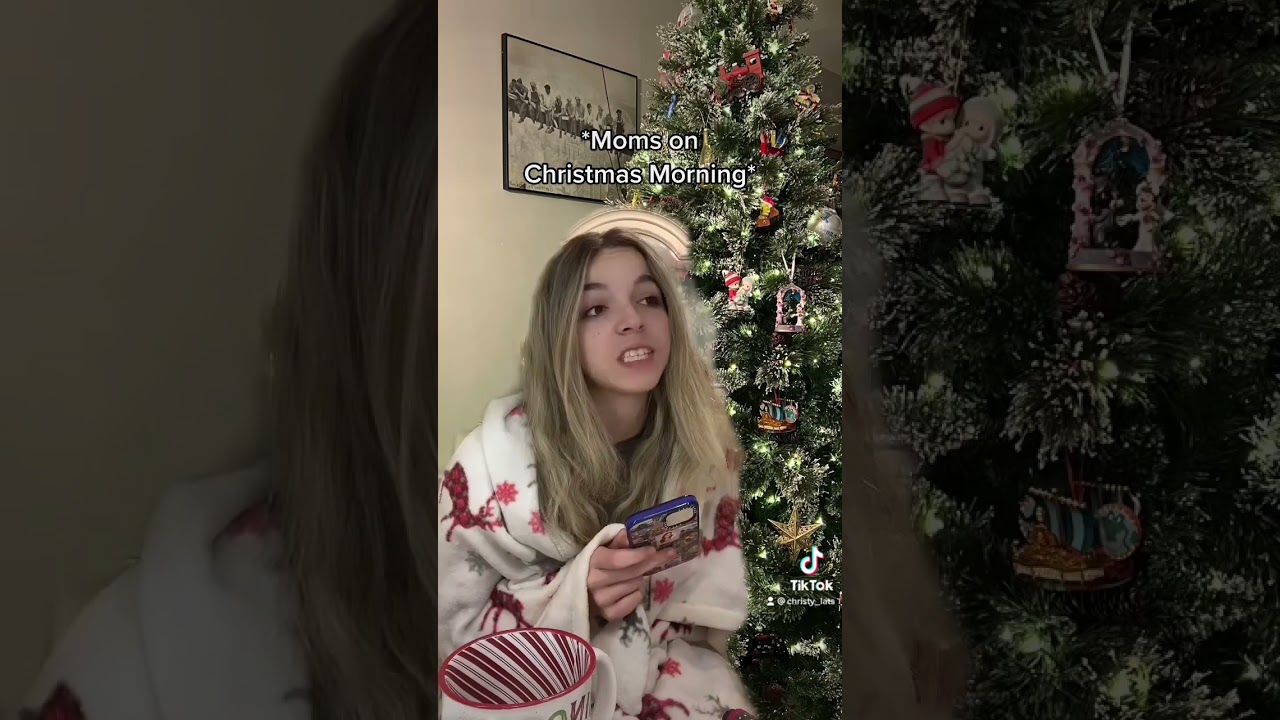 POV: Moms on Christmas Morning when it’s time to open presents