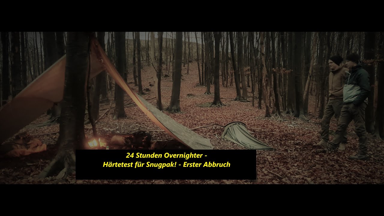 Overnighter in Ruine? - Erster Abbruch? - Härtetest für Snugpak - Letztes Outdoor Biwak 2021