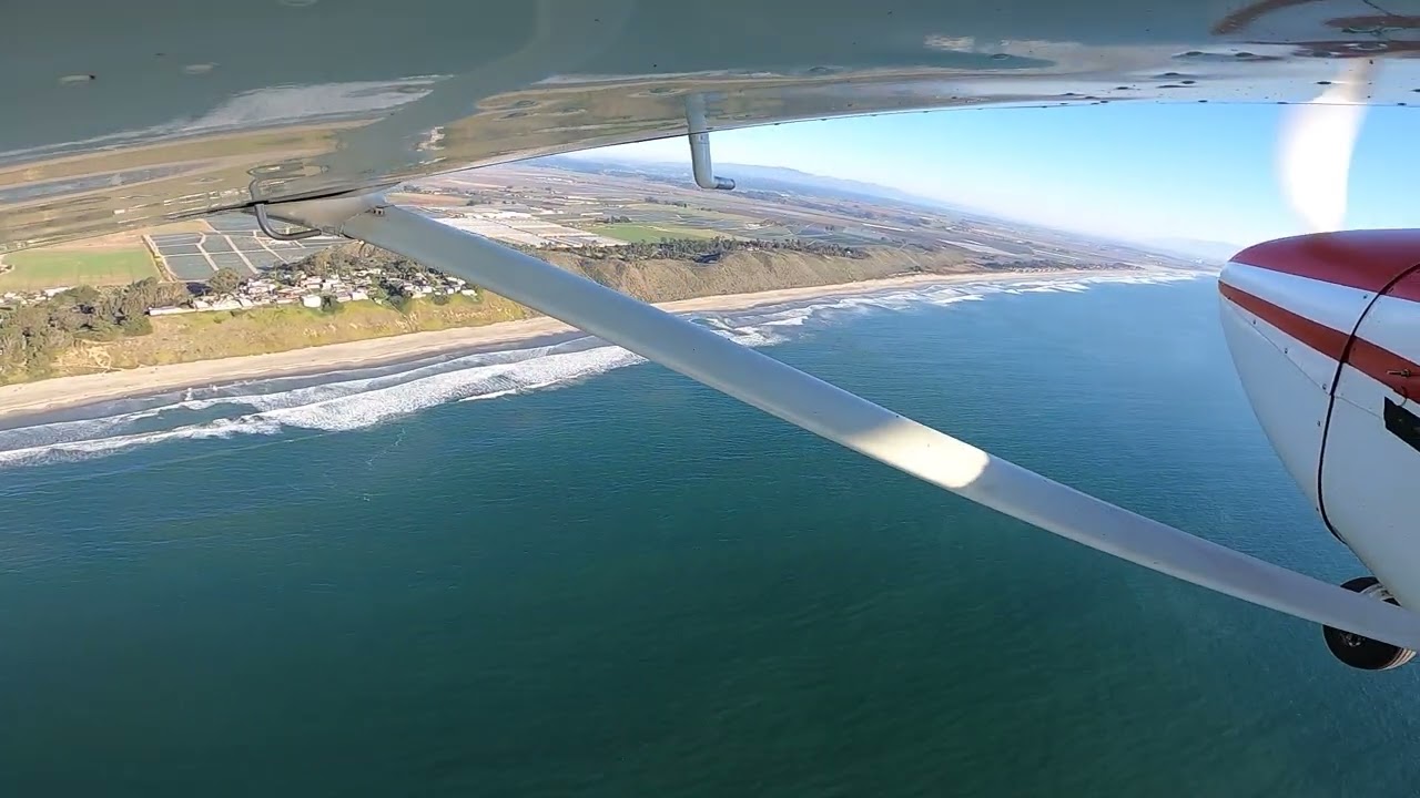 Monterey Bay Academy CA Soft Field Take off & Low pass