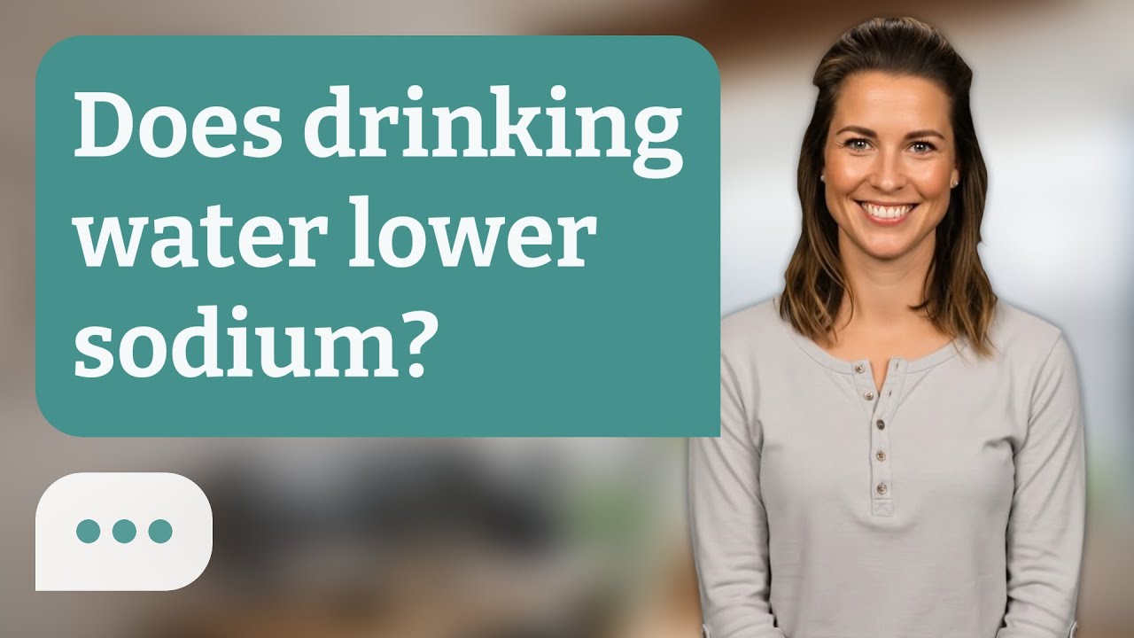 Does drinking water lower sodium? | Water vs Sodium