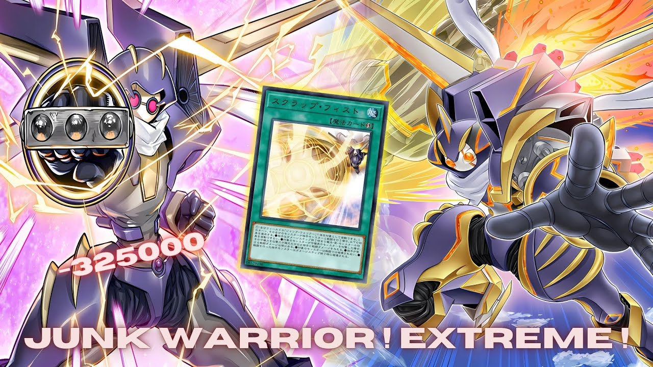 32500 DAMAGE !! Junk Warrior Extreme DECK ft. Scrap Fist | SD Power of Fellows - YUGIOH