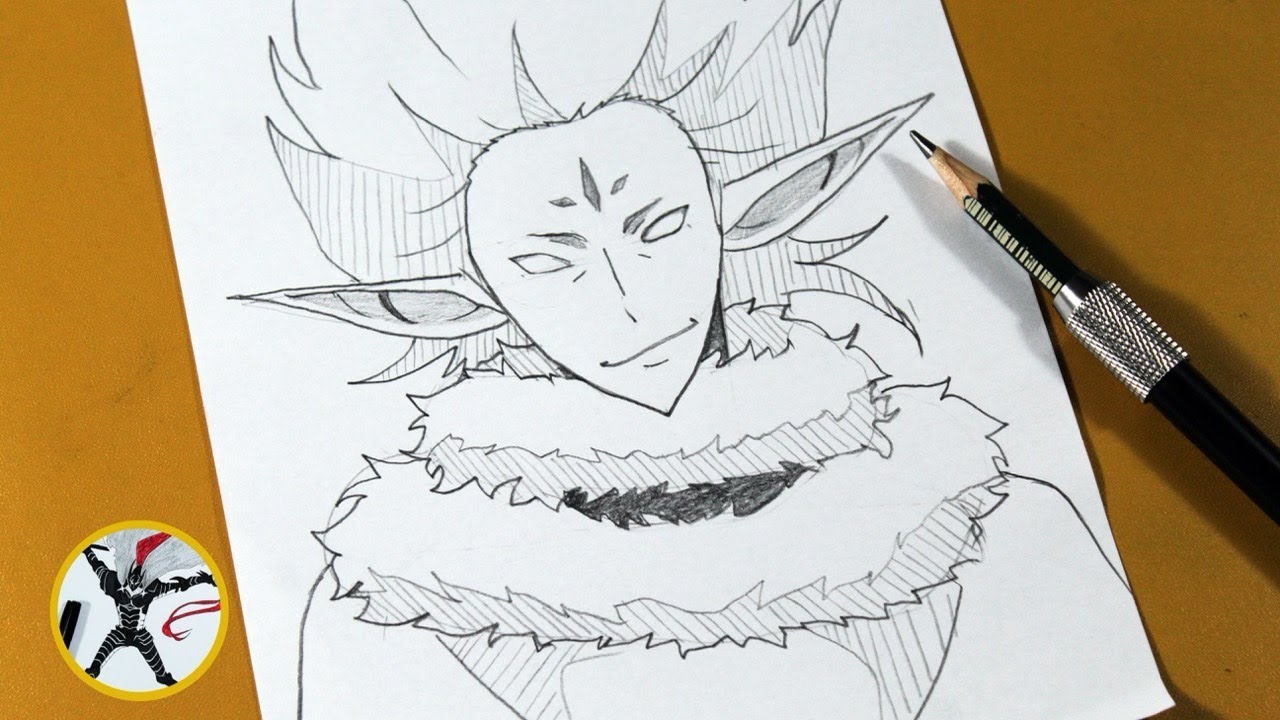 How to Draw Baruka Step by Step – Easy Solo Leveling Anime Sketch Tutorial