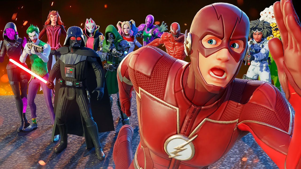 1 SUPERHEROE vs 22 VILLANOS