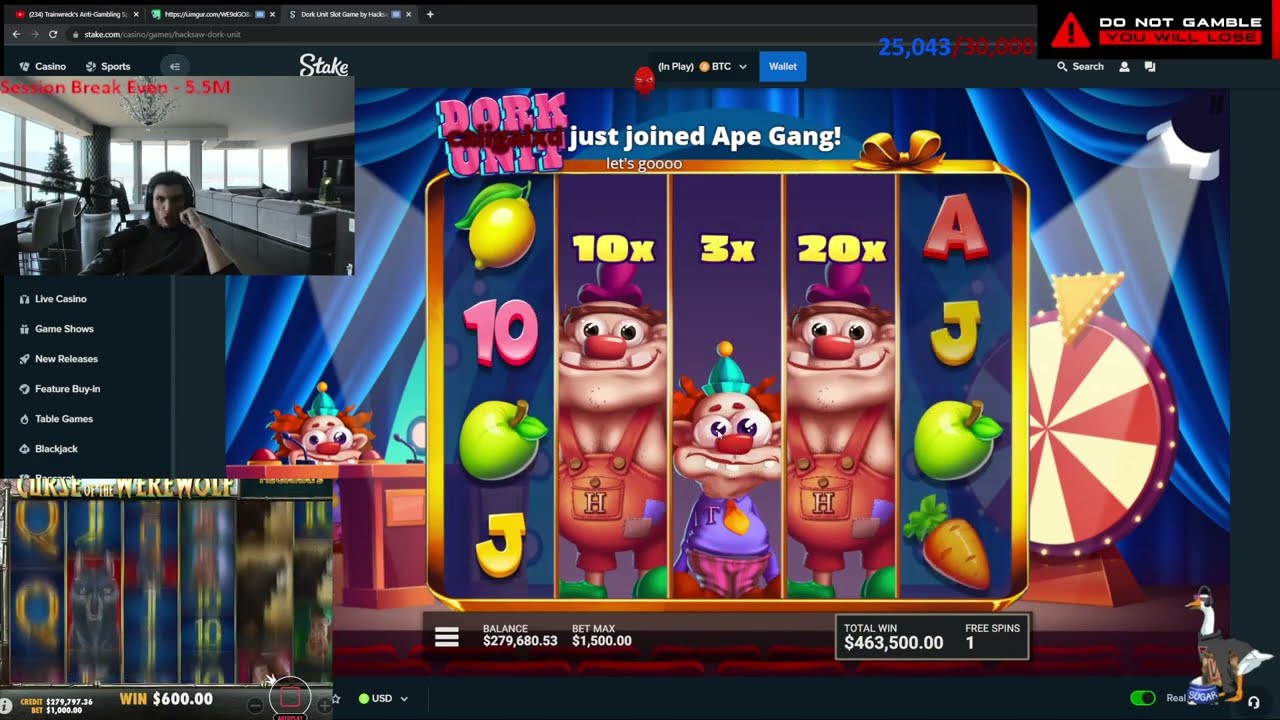 Dork Unit max win - bonus buy