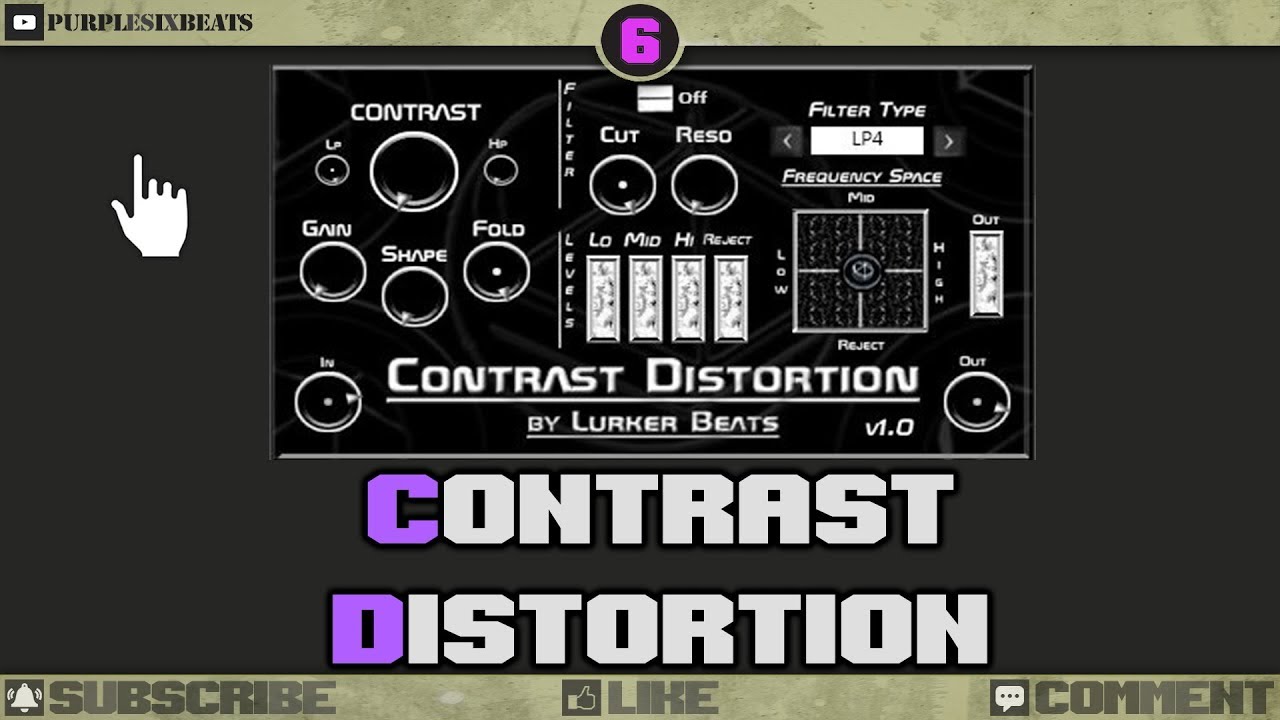 🎚 Contrast Distortion || Free VST Plugin || Digital Distortion