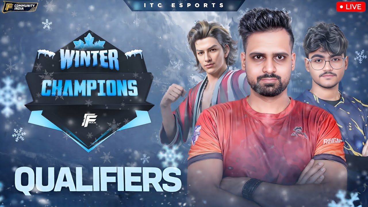 LIVE🔴WINTER CHAMPIONS🥶❄️: QUALIFIERS🏆🌪️ | TG🖤, NG🧡, NMR💜 COMING IN GRAND FINALS🏆❄️
