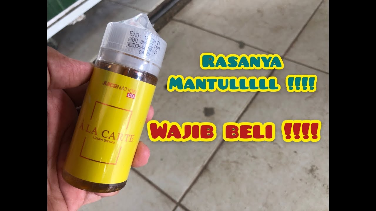 ALA CARTE &ldquo;cream BANANA&rdquo; liquid recommended