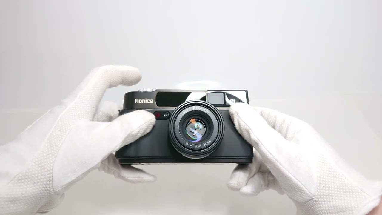 [MINT++ in Box] KONICA Hexar AF Black Rangefinder film camera kit From JAPAN