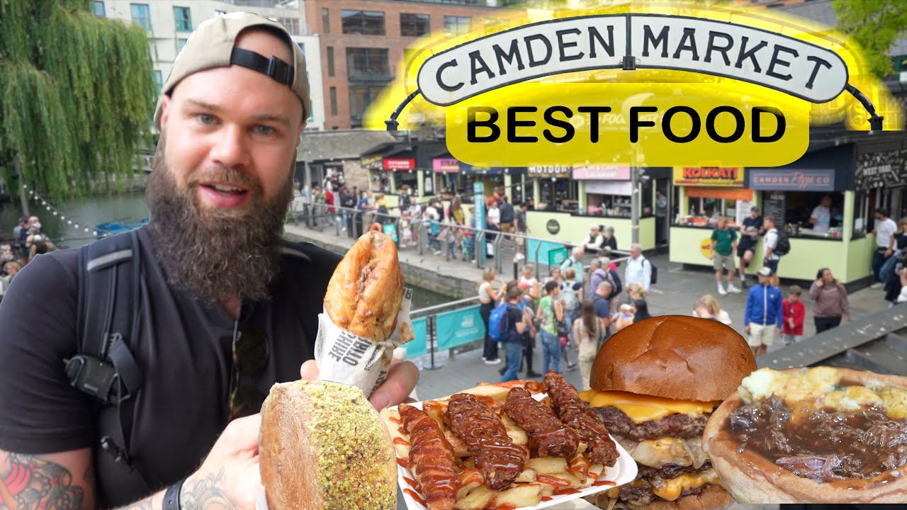 Camden Market Street Food, LONDON! 🇬🇧