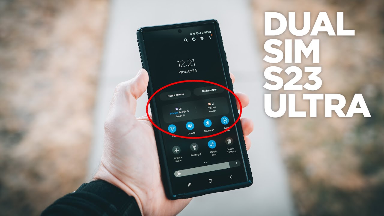 Как работает Dual SIM на Galaxy S23 Ultra