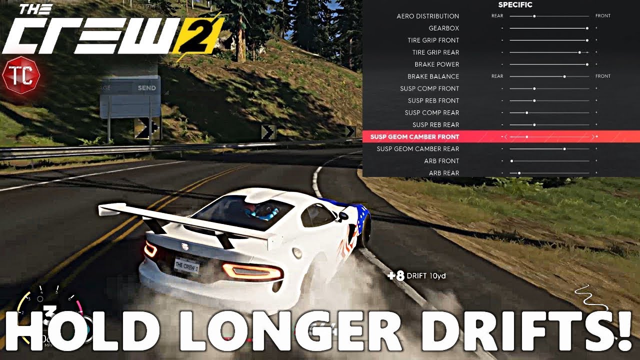 The Crew 2: PC - How To Hold LONGER DRIFTS! PRO SETTINGS!