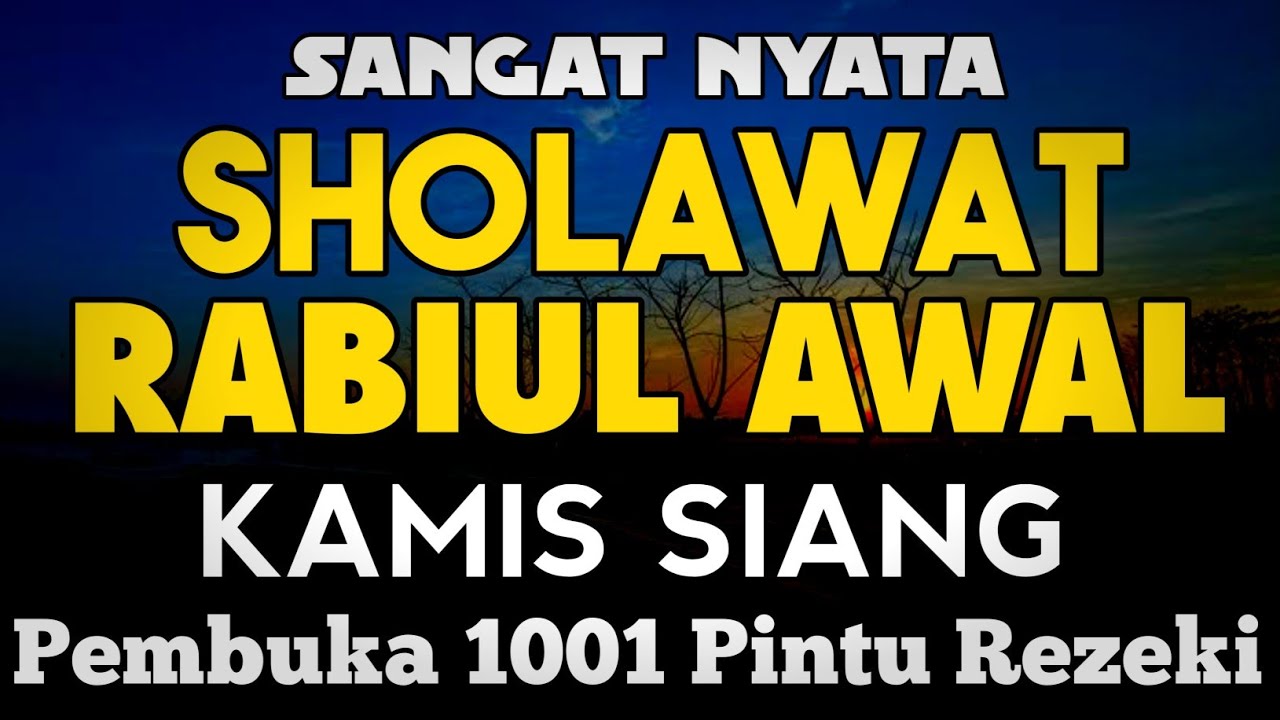 SHOLAWAT PENARIK REZEKI PALING DAHSYAT, Sholawat Nabi Muhammad SAW, SALAWAT JIBRIL PALING MERDU