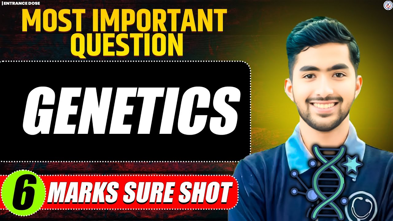 CEE 2025 Most Expected Questions From Genetics 😲| Most Important Past Year Questions Solution 🔥#cee