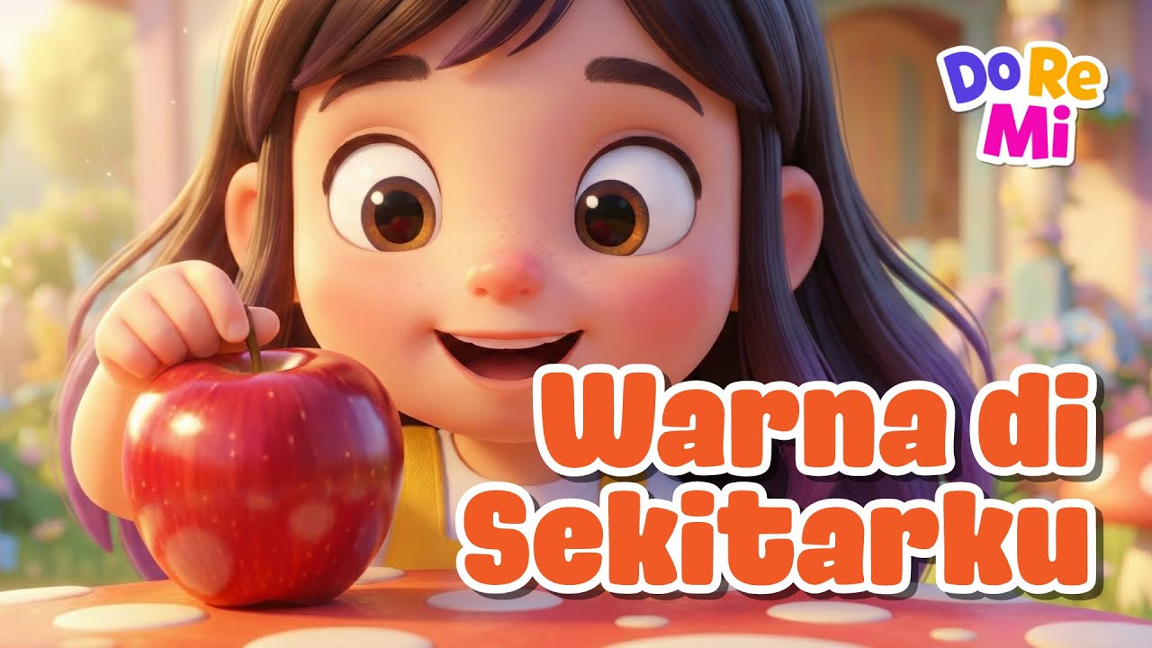 Warna di Sekitarku 🎵 Lagu Anak Bahasa Indonesia | Mudah Diingat