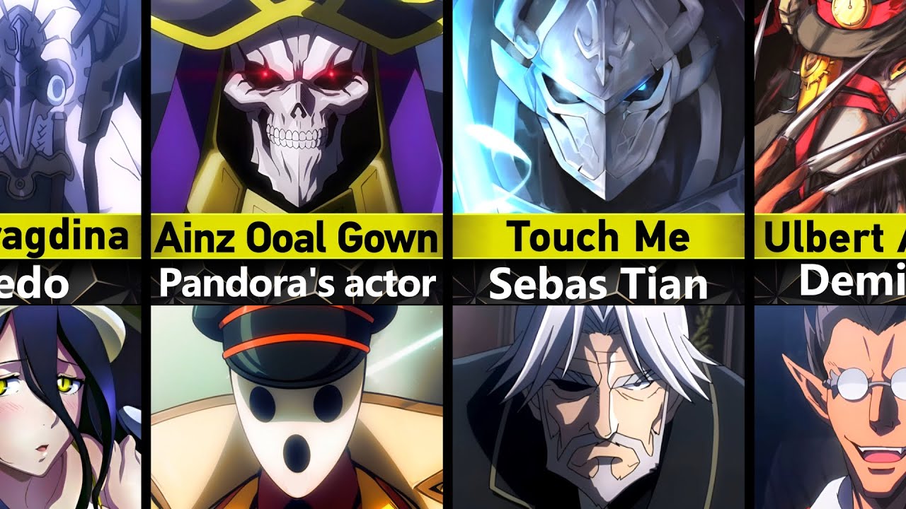 Nazarik NPCs and their Creator Supreme Beings in Overlord