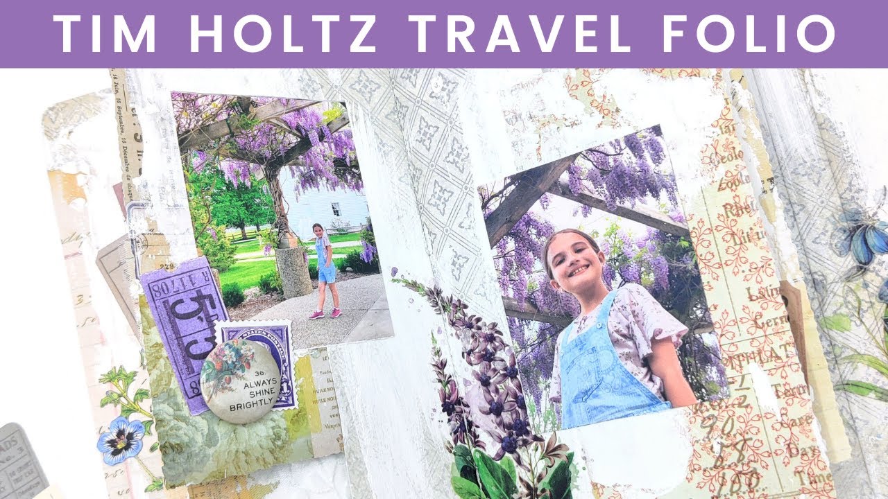 Tim Holtz Travel Folio - June Cherry Box