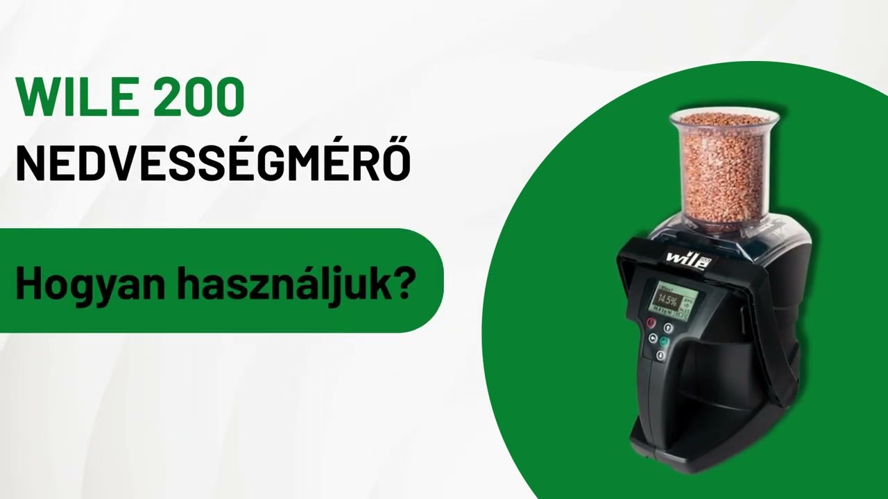 Wile 200 nedvességmérő használata