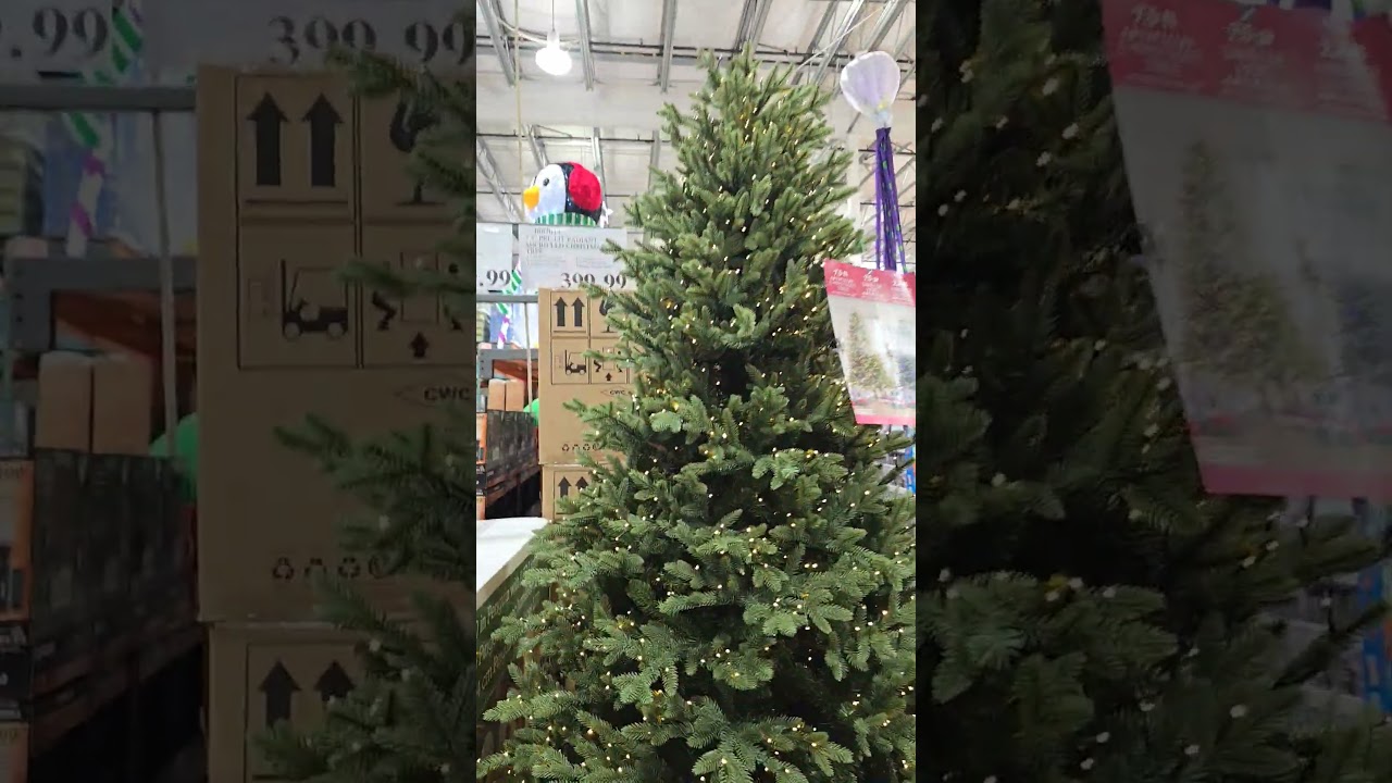 Искусственная рождественская елка Radiant Micro LED высотой 7,5 футов #праздники #costco