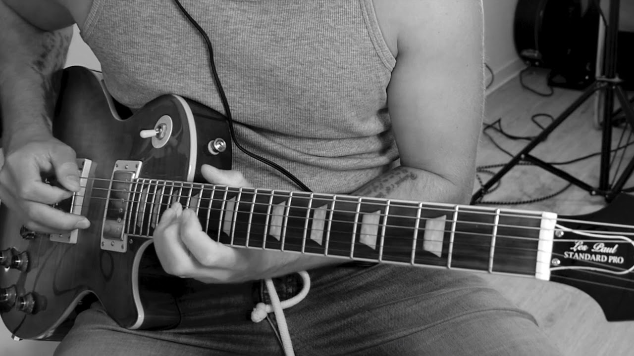 TOMBÉ DE M.POKORA A LA GUITARE ÉLECTRIQUE [ TAB EN DESCRIPTION ]