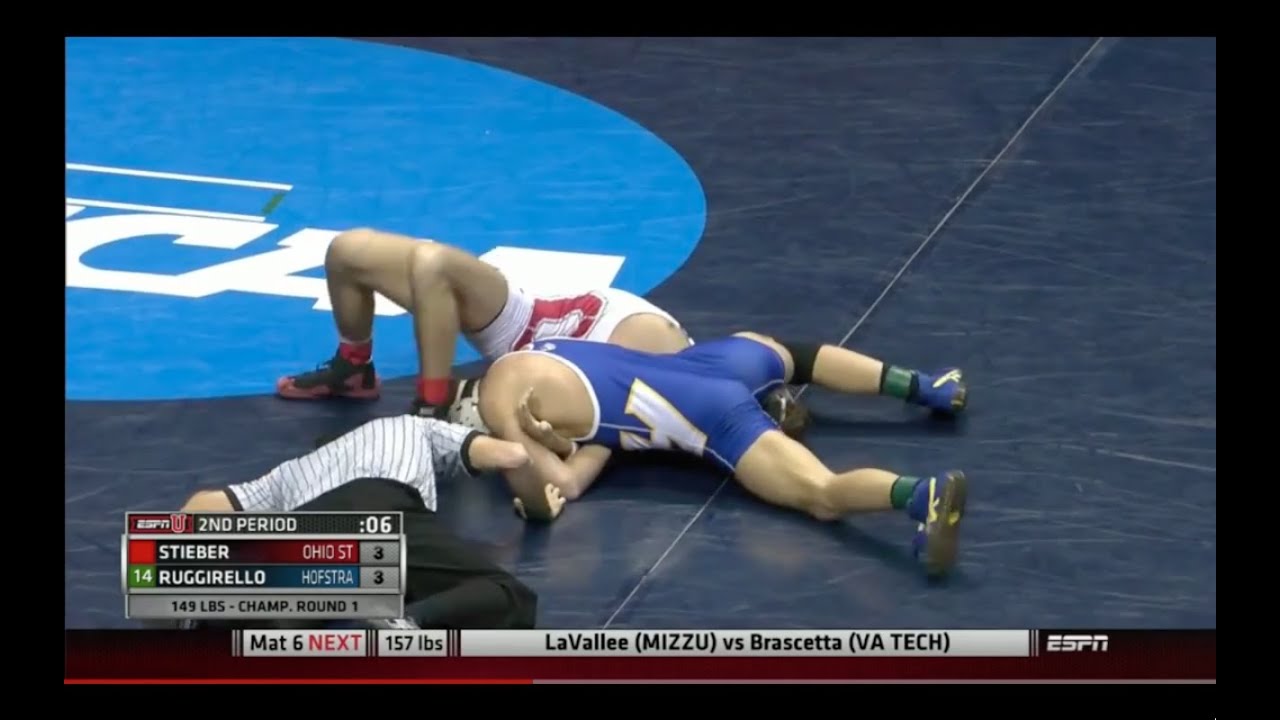 Hunter Stieber (OSU) vs Cody Ruggirello (Hofstra) 2015 NCAA Wrestling R1