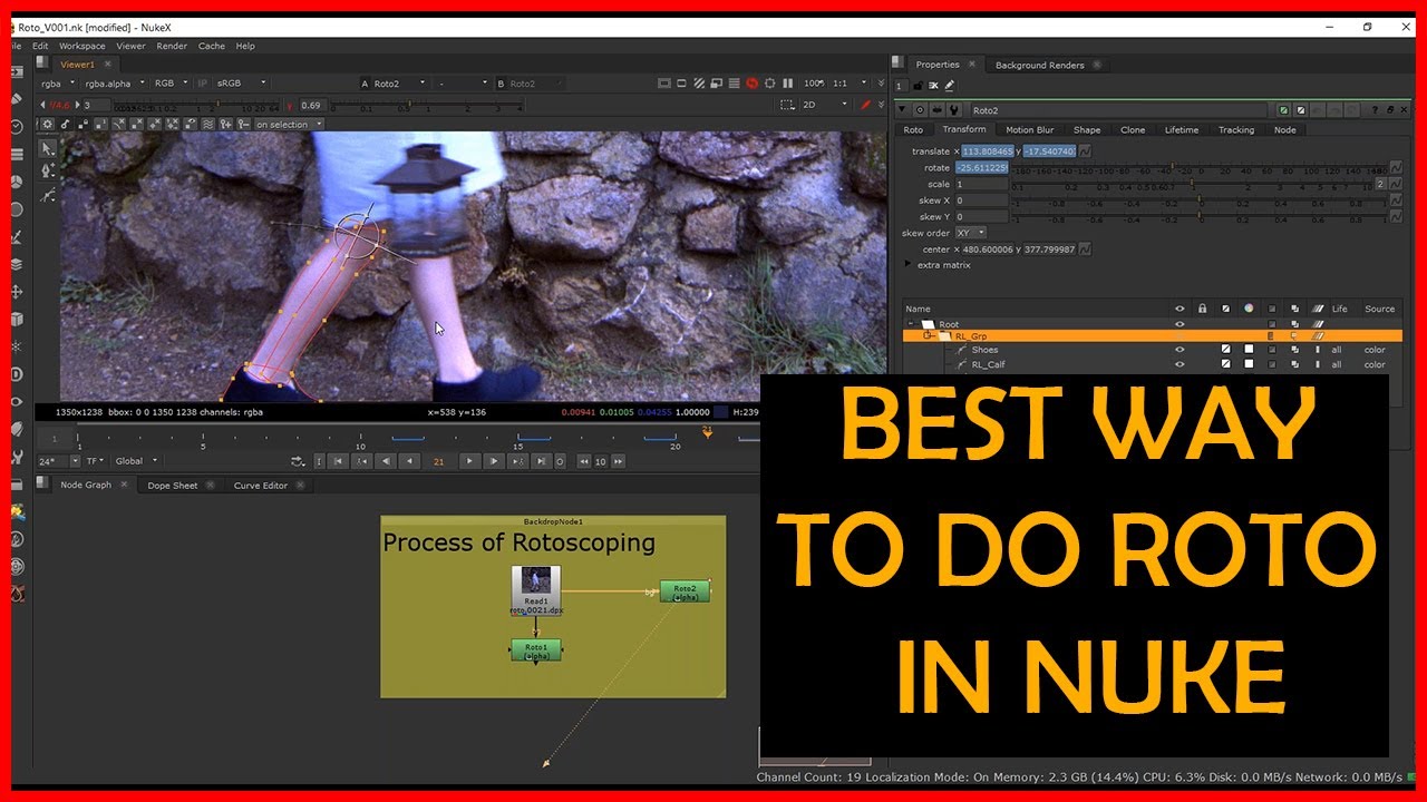 BEST WAY TO DO ROTOSCOPY IN NUKE | VFX VIBE