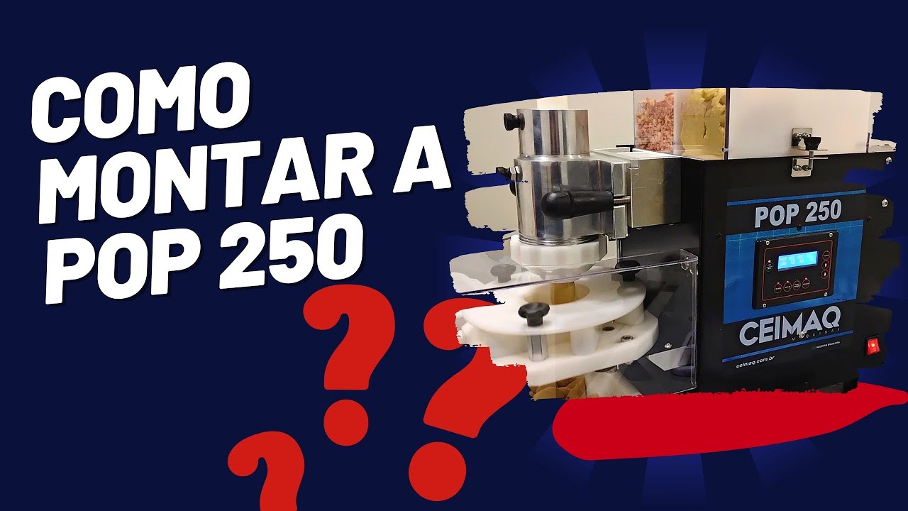 Como montar a modeladora de salgados POP 250