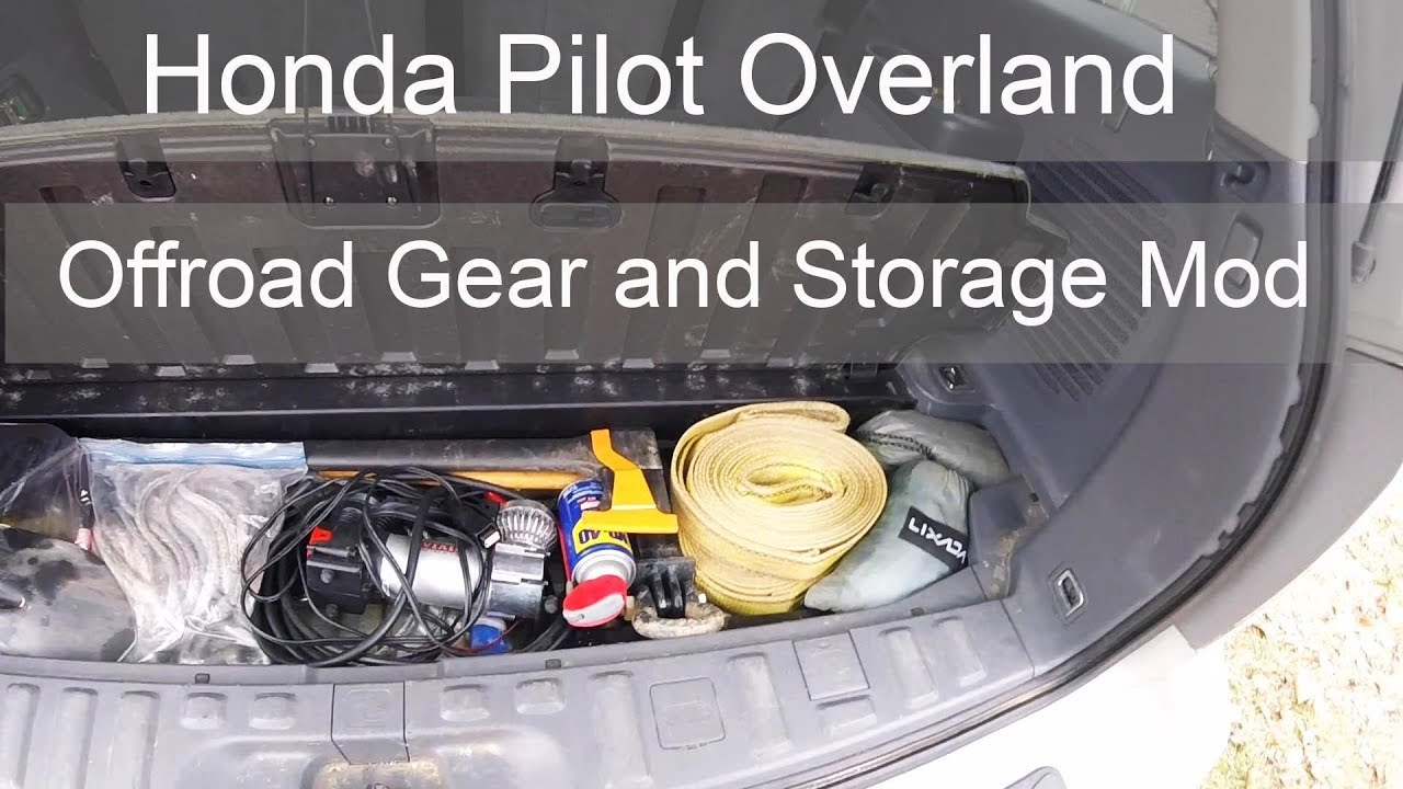 Honda Pilot Overland: внедорожное снаряжение и системы хранения