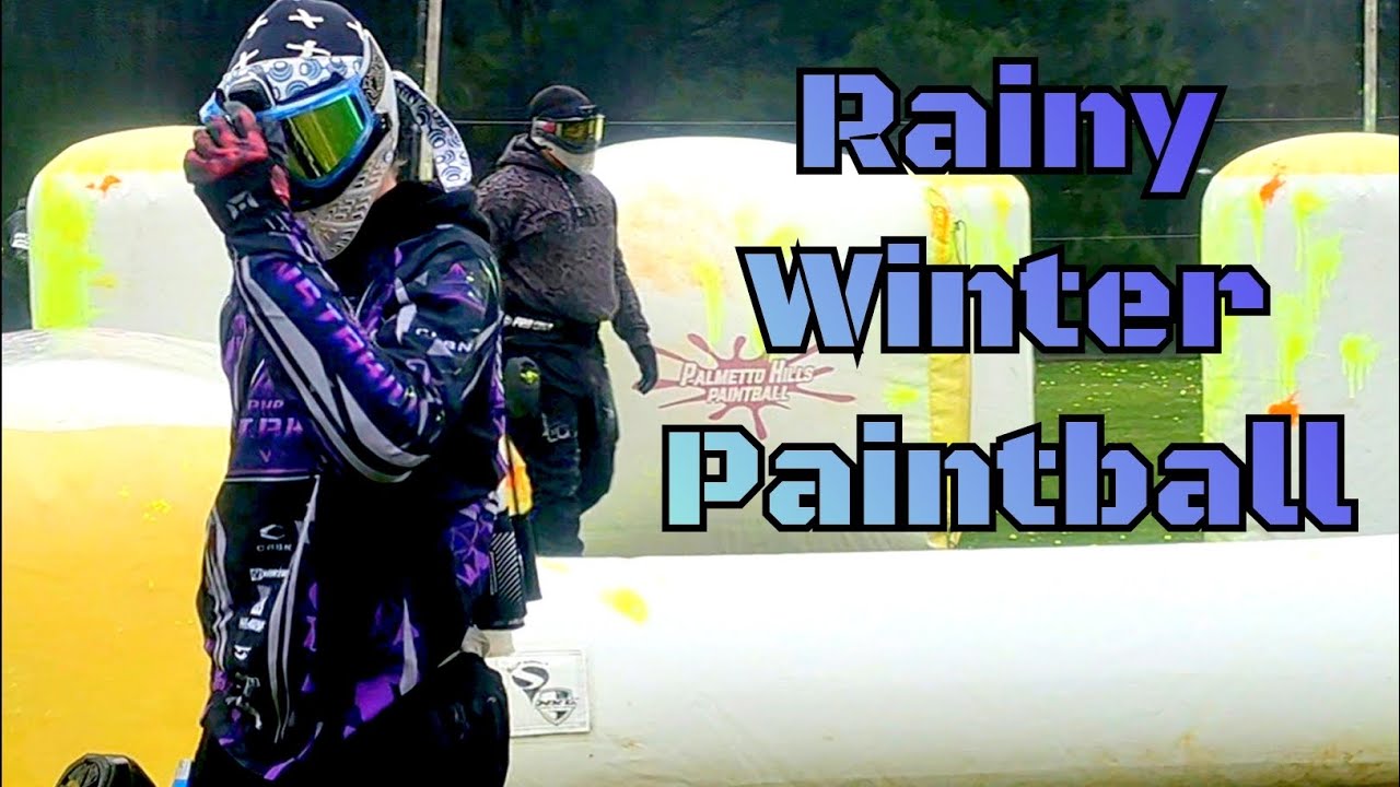 Rainy Winter Paintball