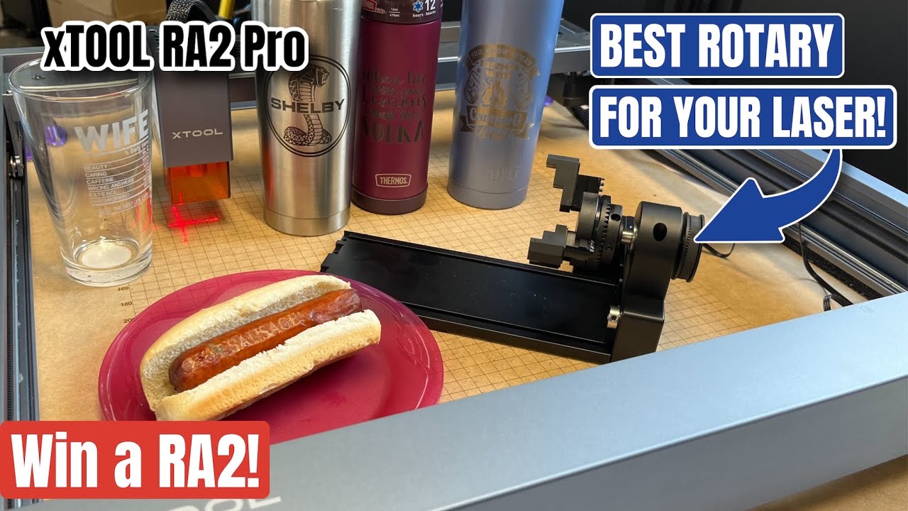XTOOL RA2 PRO — лучший ротор для вашего лазера!
