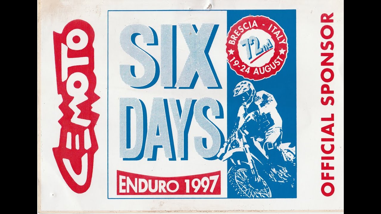 Sixdays enduro 1997 Italy Czech teams