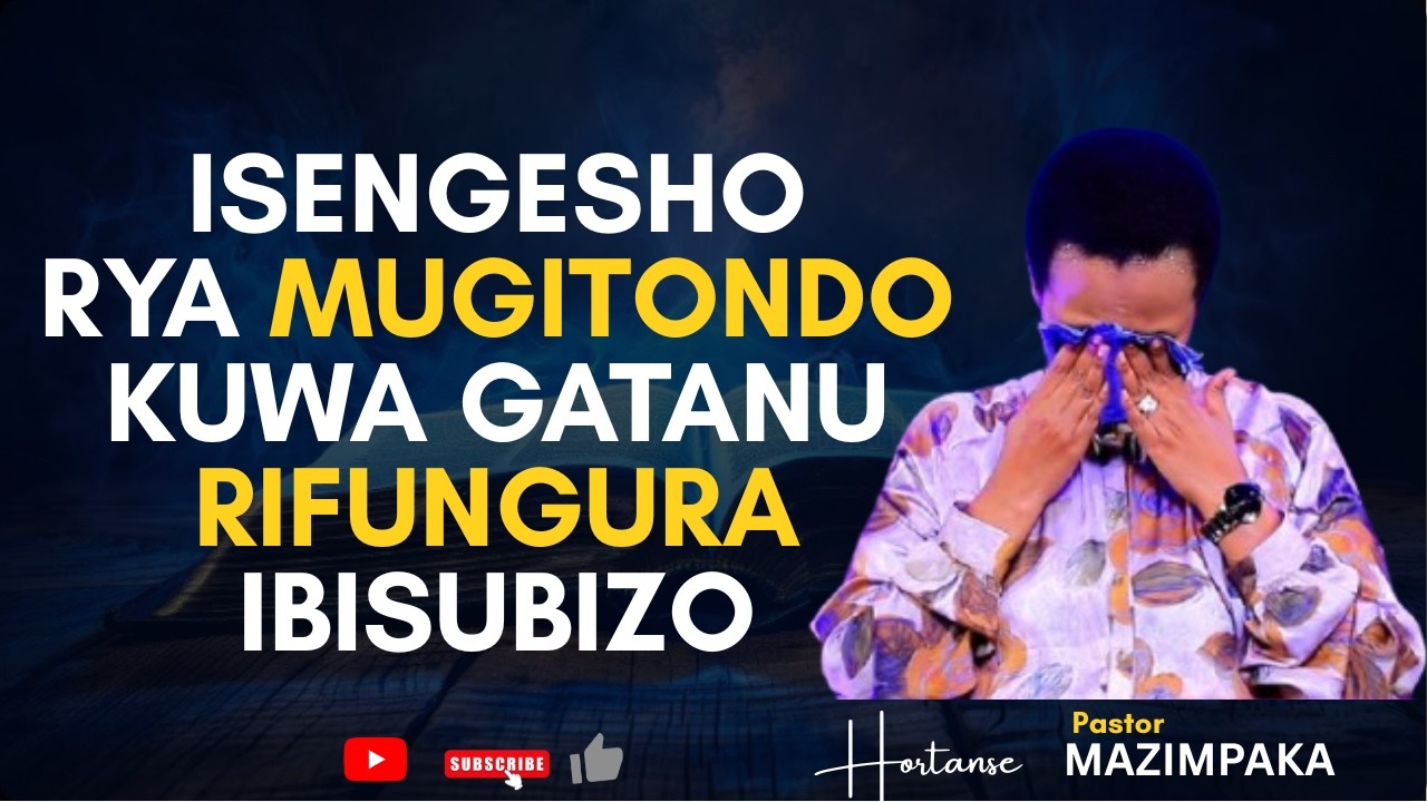 Утренняя молитва 🙏Откройте пути своей жизни и увидите перемены🙏 Пастор Хортансе Мазимпака