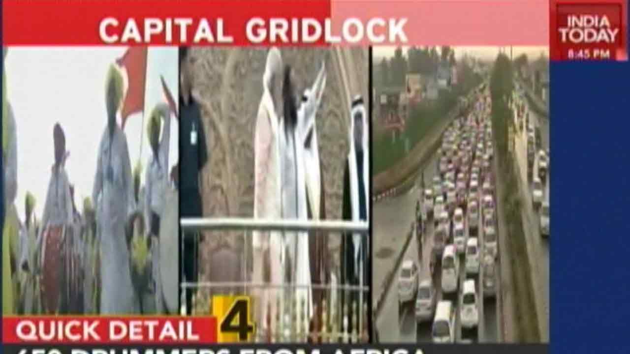 Delhi Battles Traffic Gridlock