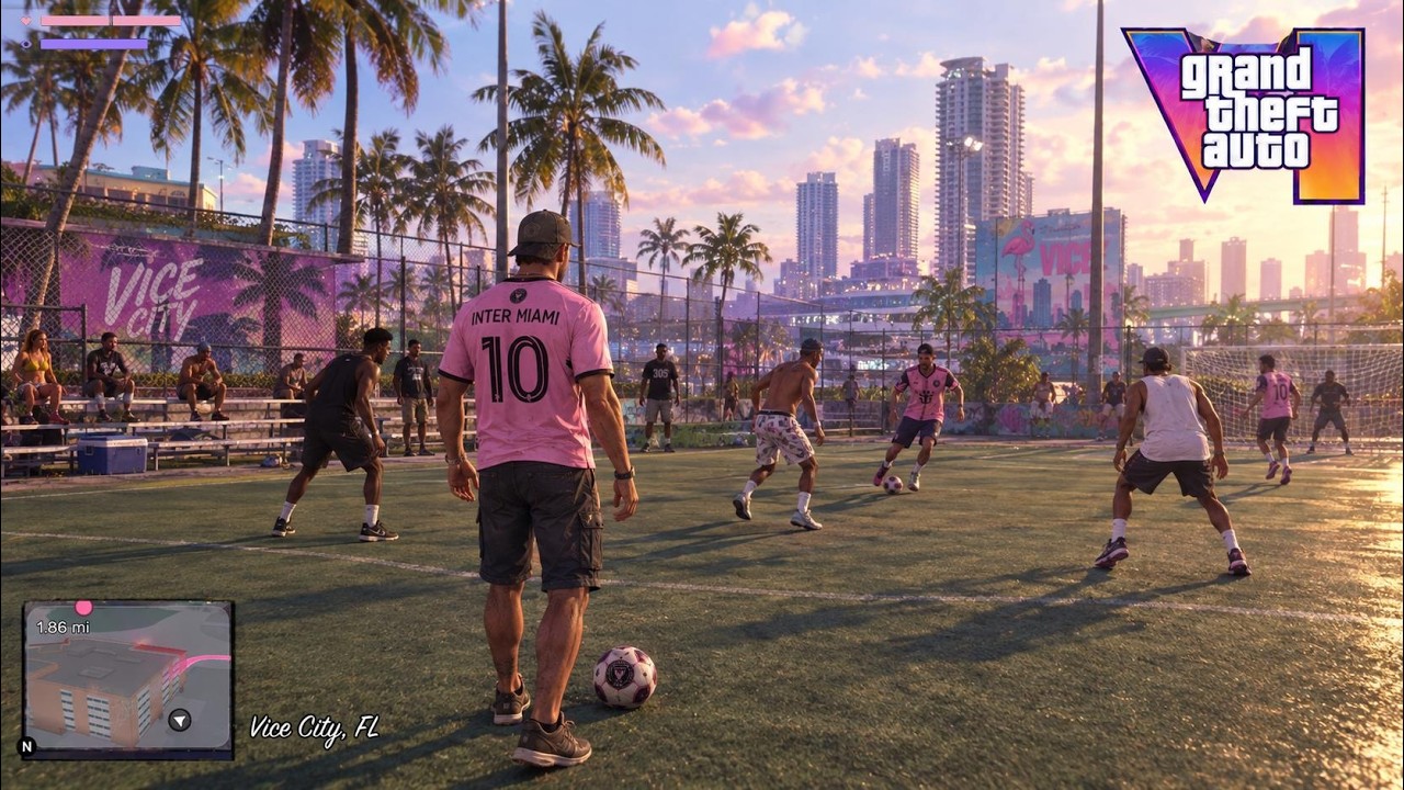 GTA 6 НОВЫЕ утечки геймплея, футбол, Джейсон, баскетбол, рыбалка, тренажерный зал (Grand Theft Au...