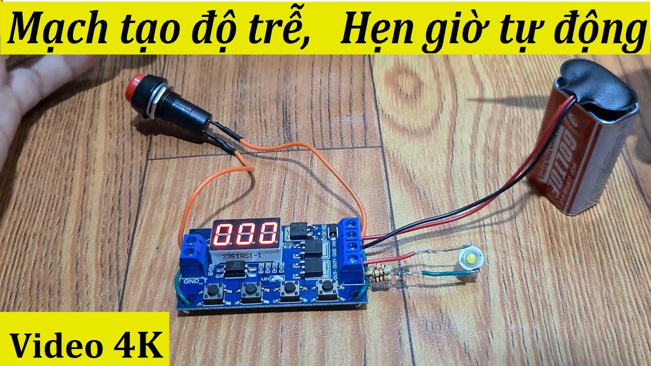 Mạch  hẹn giờ, Tạo độ trễ| Sáng Tạo 24